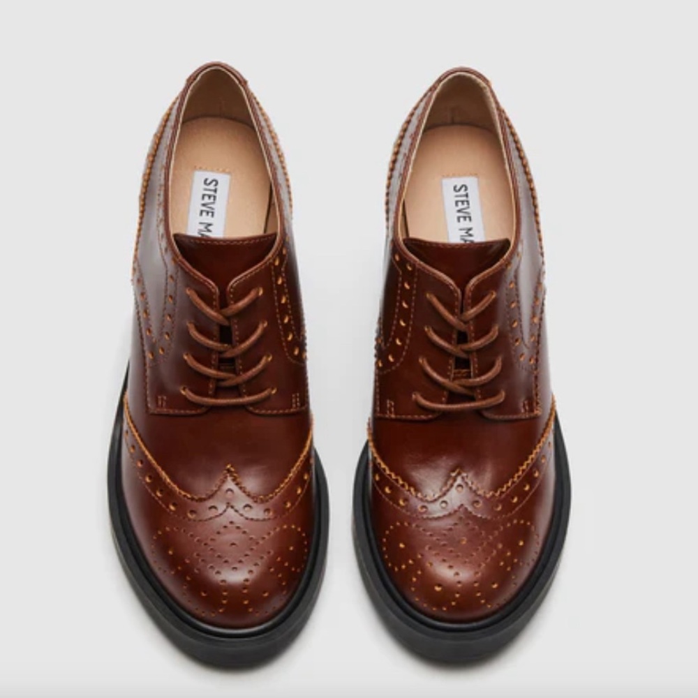 Steve Madden Poetta Cognac Leather